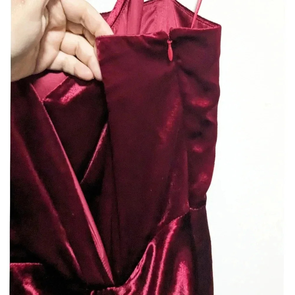 Ramy Brook Juliana Velvet Surplice Dress - Picture 6 of 9